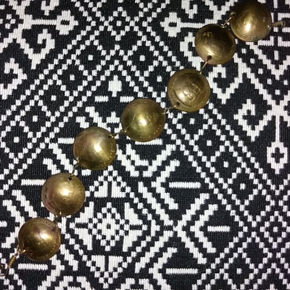 Vintage Peruvian Coin bracelet
